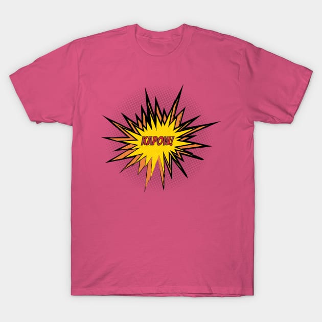 Kapow!! *Clear BG* T-Shirt by LozMac